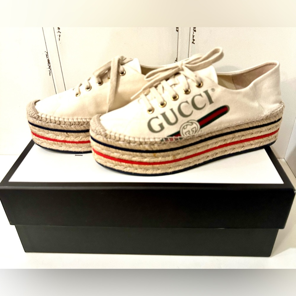 Authentic Gucci Platform Espadrilles - image 1